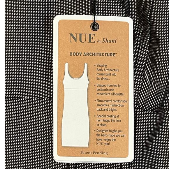 NUE by Shani Size 10 NWT Sleeveless Gunmetal Shaping Corset Midi Dress Flower - Picture 8 of 11